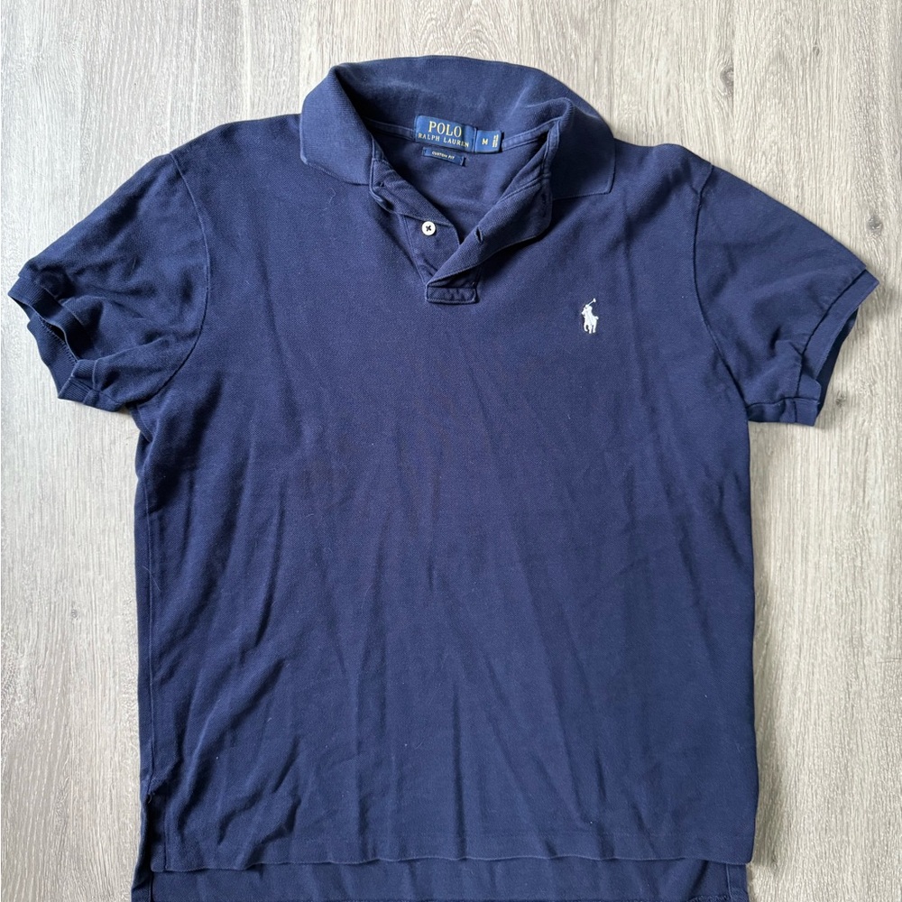 Ralph Lauren Dark Blue Custom Fit Polo